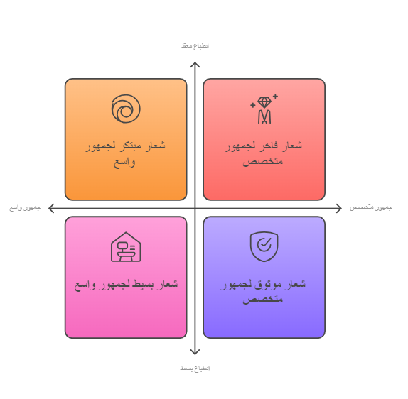 اسئلة مهمة عند تصميم الشعار