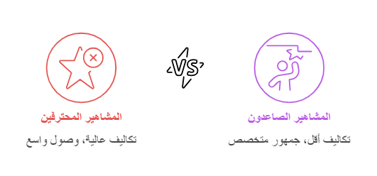 معايير الاختيار بين أسعار مشاهير السعودية