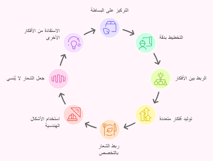 نصائح تصميم شعار الحلويات