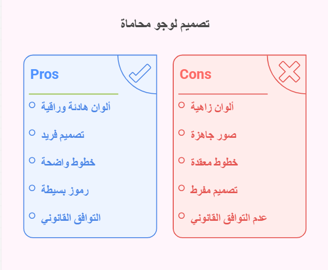 تصميم لوجو محاماة احترافي