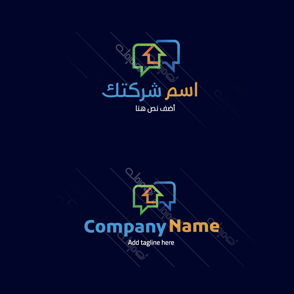 Online forum logo design