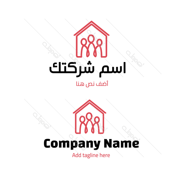 Family home online logo design