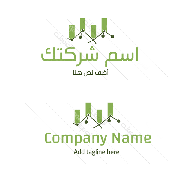 عمل | انشاء لوجو | شعار عربي احصائيات تكنولوجيا 