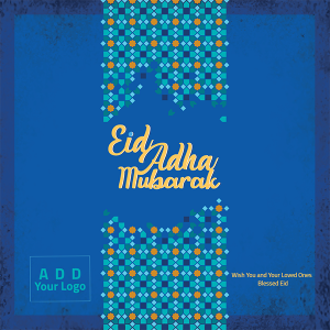 Eid Adha Mubarak sacrifice day Facebook post design template