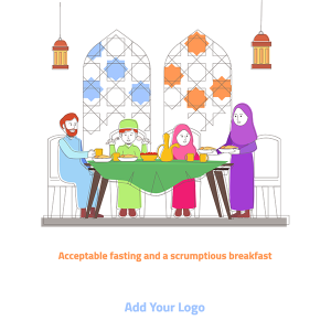 تصميم بوست | منشور إفطار عائلي في شهر رمضان