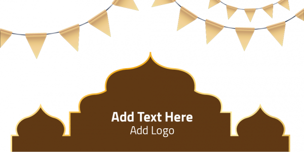 Ramadan Kareem flat style social media post design templates