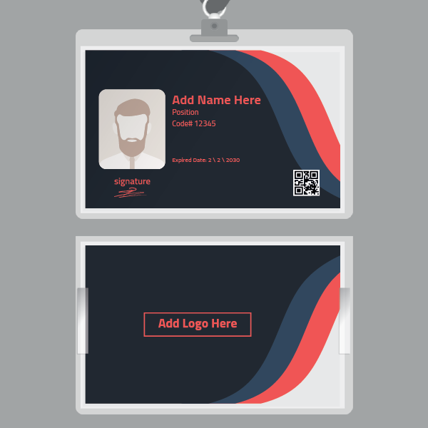  عمل  ID card نموذج 