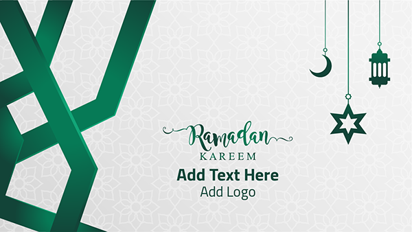 YouTube thumbnail design Ramadan Kareem illustration