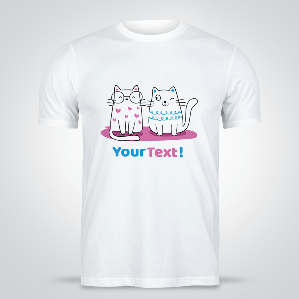 Cute Cat T-shirt design