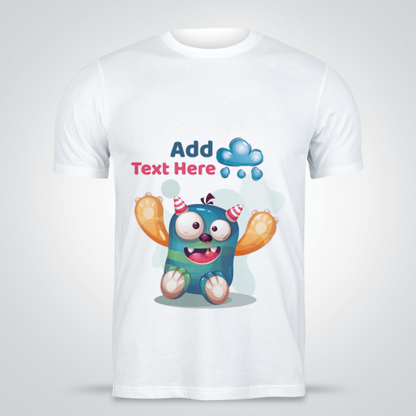 Cute Monster T Shirt Design