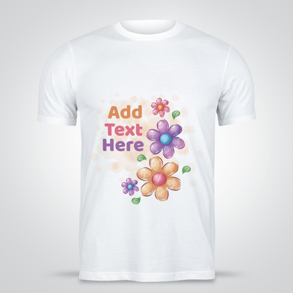 Flowers Design T Shirt