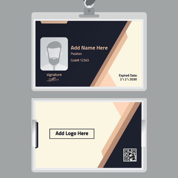 ID card design online  | ID Card Templates | Free and Premium Customizable Templates 0