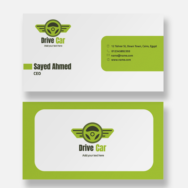 Automotive Car Business card template 