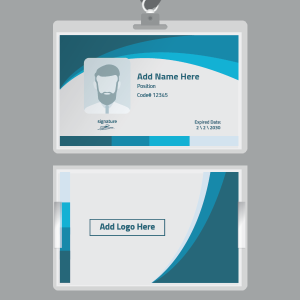 create elegant ID card template online