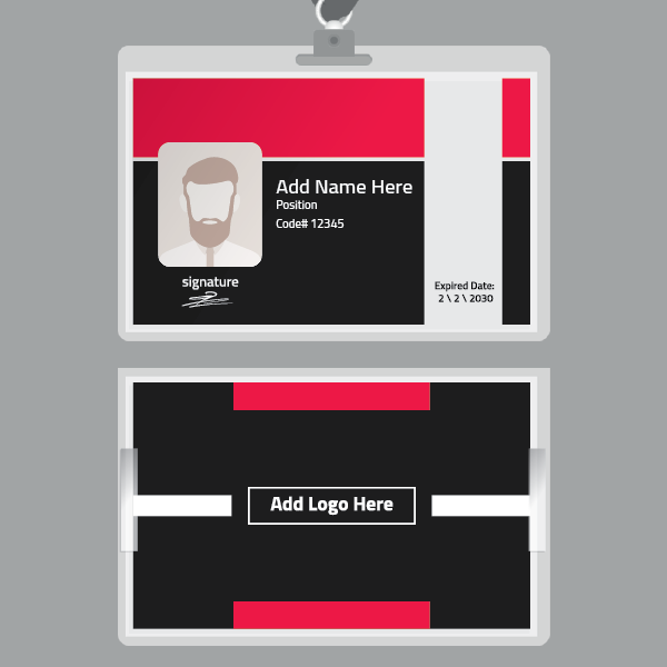 create elegant ID card  template  online  | ID Card Templates | Free and Premium Customizable Templates 0