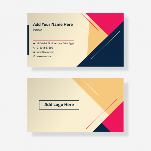 abstract personal card design online 