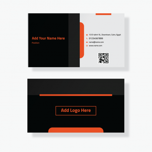 Abstract business card online design