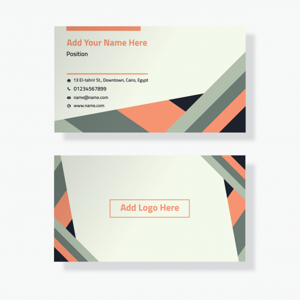 abstract business card 