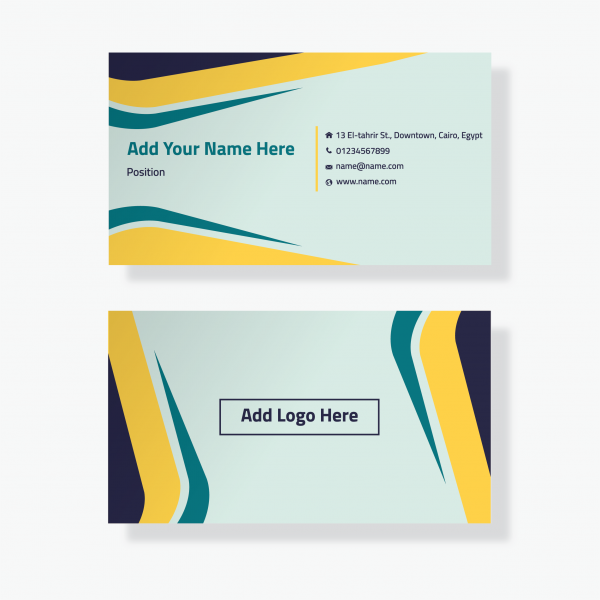 abstract personal cards design site