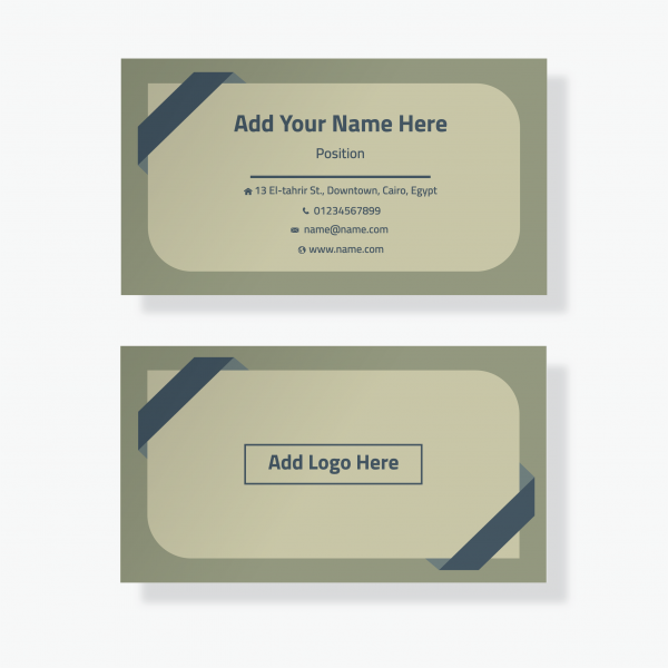 employee Personal card design