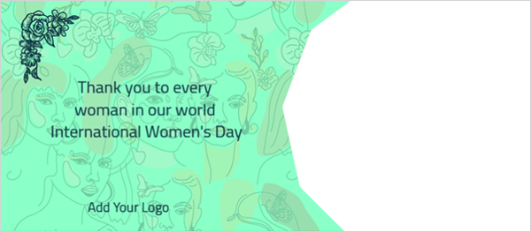 تصميم غلاف صفحة فيس بوك بمناسبة يوم المرأة العالمي