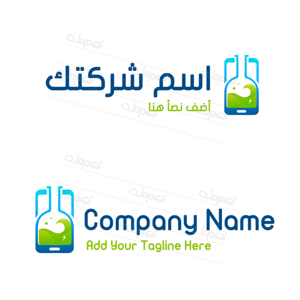 صانع شعار تكنولوجي عربي أون لاين 