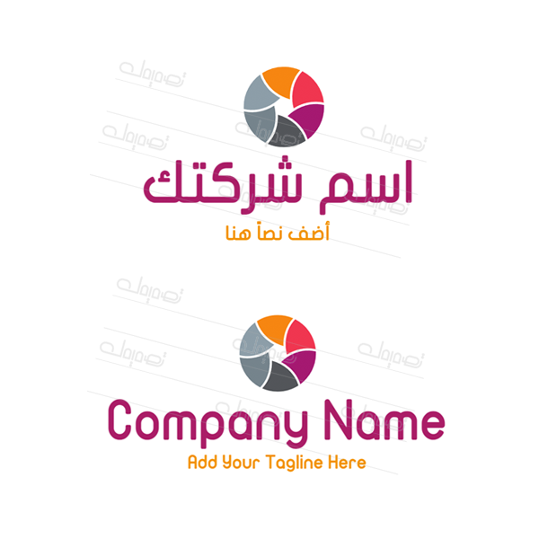  لوجوهات إبداعية مجردة الحد الأدنى 
