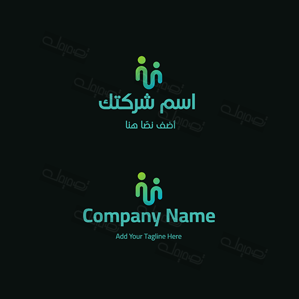 تصميم شعار مجتمعي حديث مع امكانية تعديله بسهولة قم بالتخصيص  | قوالب تصميم لوجو بيزنس | تصميم لوجو أعمال 0
