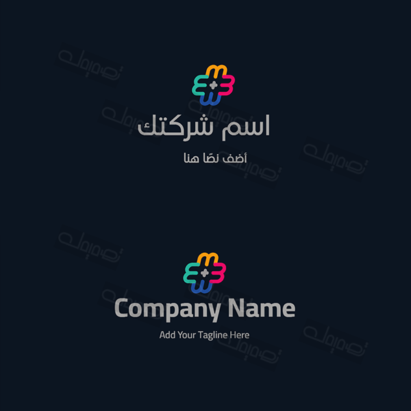 تصميم شعار جذاب ملون قابل للتعديل والتخصيص انطلق في الإبداع  | لوجو  محاسبة 0