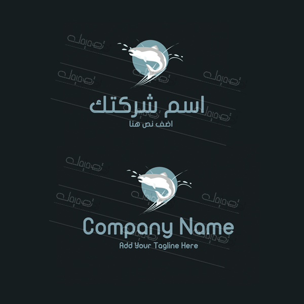 شعار السمكة الطائرة 