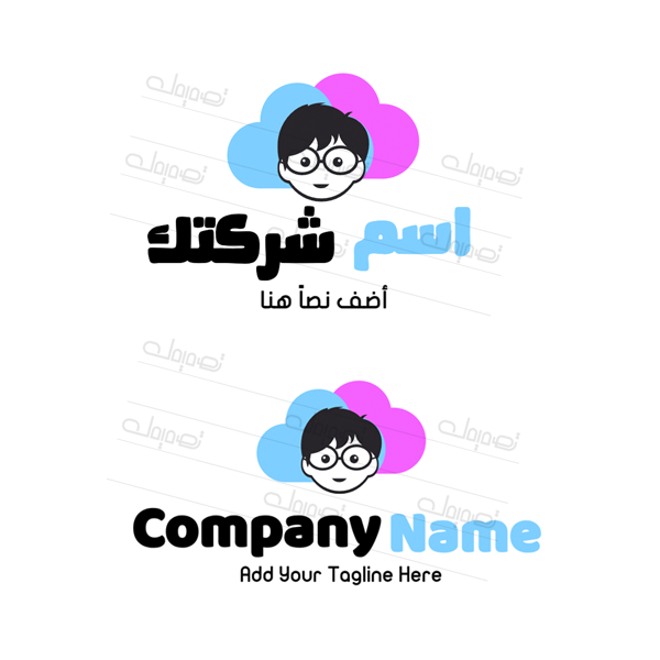 عمل لوجو المهووس الصغير عربي 