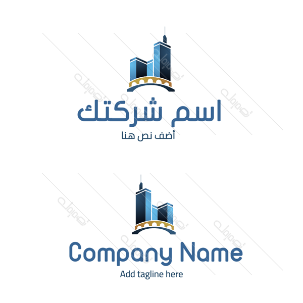 Real estate online logo design