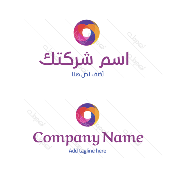 Creative Letter logo mockup