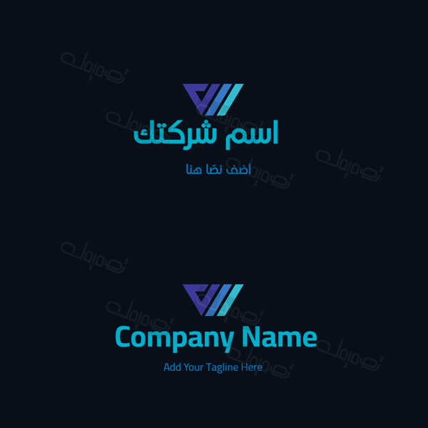 تصميم لوجو رقم 7 لاتيني مع امكانية تعديله بسهولة قم بالتخصيص  | قوالب تصميم شعارات تجريدية | لوجو تجريدي 0
