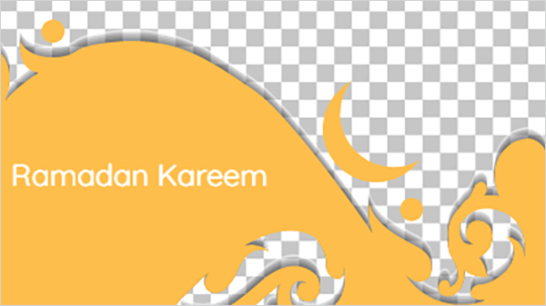غلاف يوتيوب بطاقه اسلاميه  لتهنئه رمضان كريم  