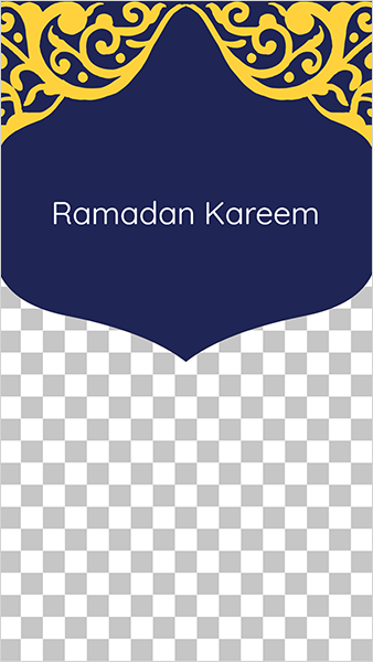 Story Instagram template Ramadan Kareem  greeting card Islamic  