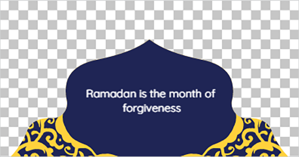 Post LinkedIn Ramadan Kareem greeting card Islamic 