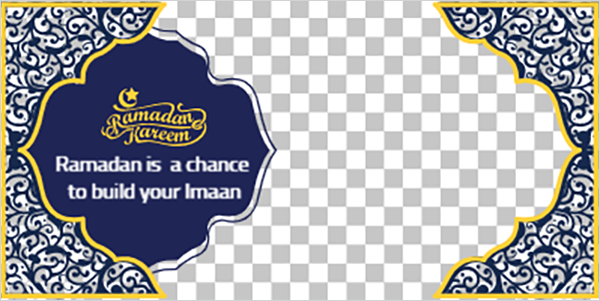 Post twitter Ramadan Kareem greeting card Islamic 