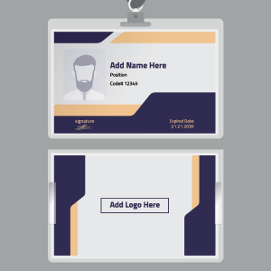 create business id card with minimalist elements online  