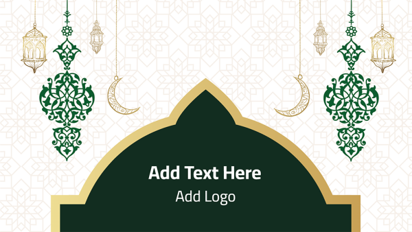 Ramadan kareem YouTube cover social media design templates