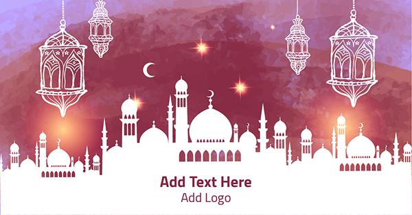 Post LinkedIn  design Ramadan Kareem  