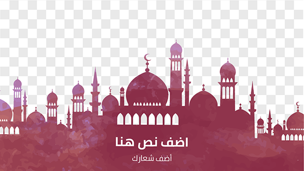 تصميم غلاف يوتيوب  شهر رمضان مبارك على سوشيال ميديا 