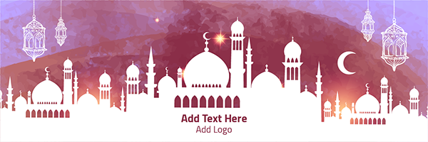 Ramadan kareem twitter cover social media design templates