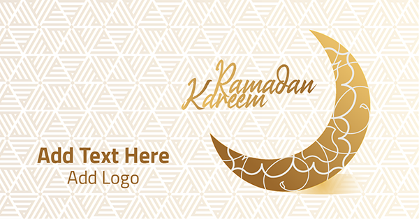 اعلان فيس بوك تصميم رمضان كريم بزخرفه اسلاميه 