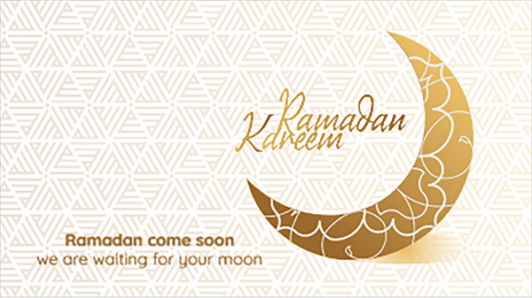 Ramadan Kareem luxury abstract background thumbnail design