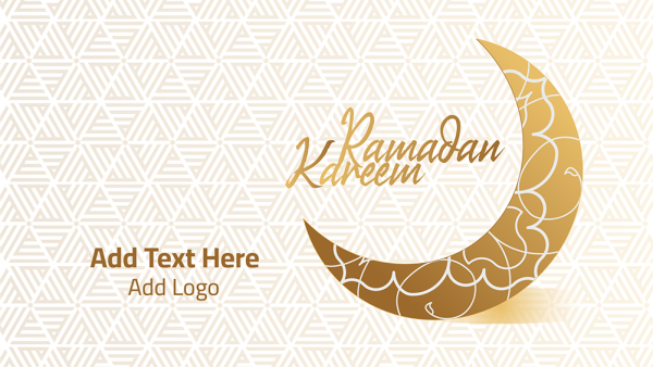 تصميمات غلاف رمضان كريم مع خلفية تجريدية فاخرة اون لاين