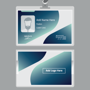 corporate card template maker