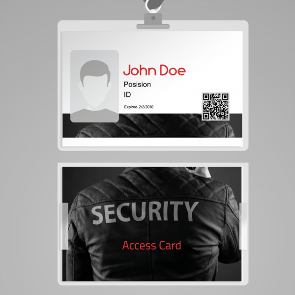 security man ID maker online