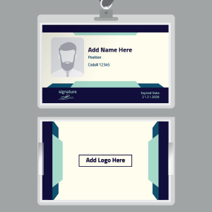 online corporate card template ID maker