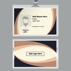  online ID abstract yellow business stationery set maker 